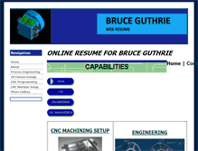 Tablet Screenshot of guthriecnc.com